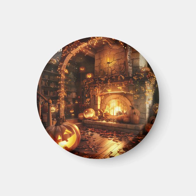 Imán decoración de la habitación de halloween (Frente)