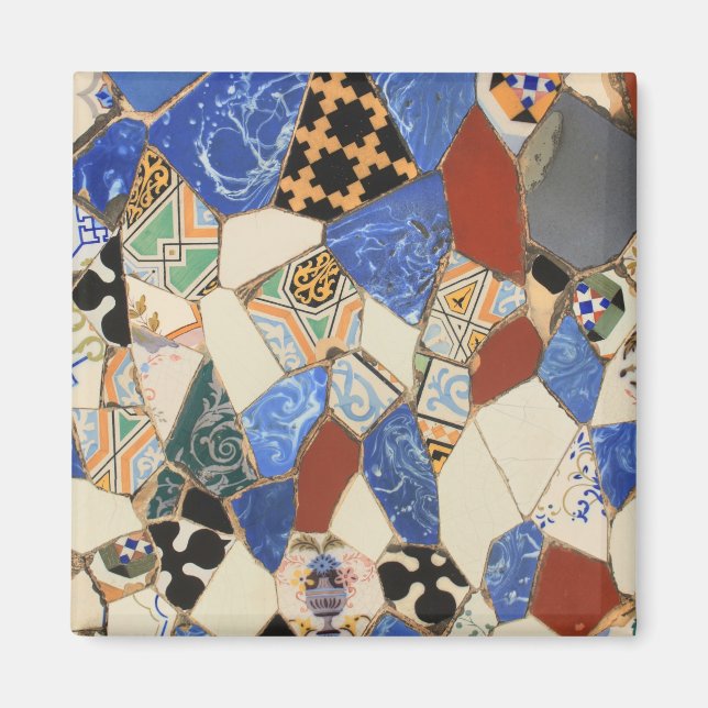 Imán Decoración de mosaico (Frente)