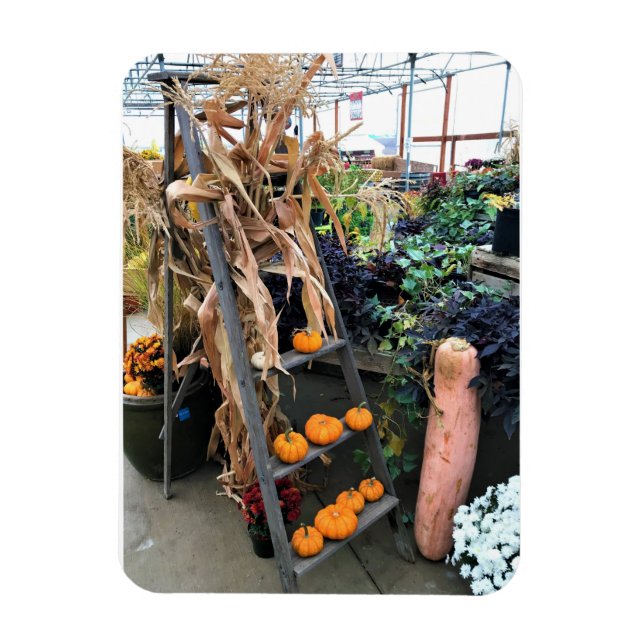 Imán Decoración de otoño (Vertical)