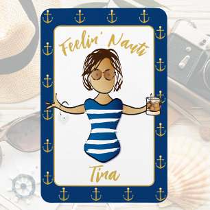 Imán Decoración de viaje de chicas por su divertida pue