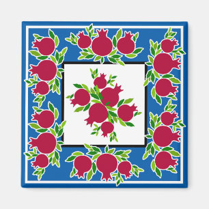 Imán Decoración granada hecha en la Tierra Santa