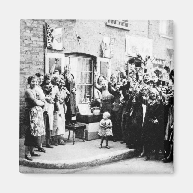 Imán Decoración jubilee en el East End (Frente)