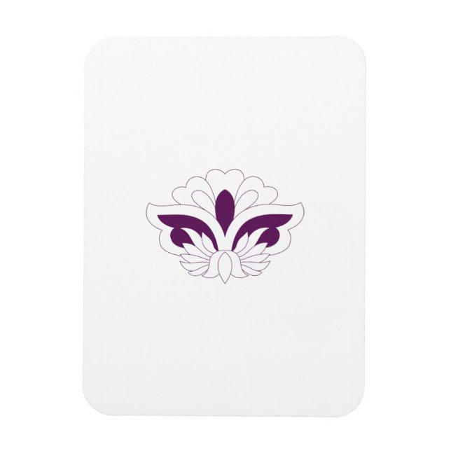 Imán Decoración magenta Reddish (Vertical)