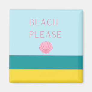 Imán Decoración minimalista de puerta para la playa