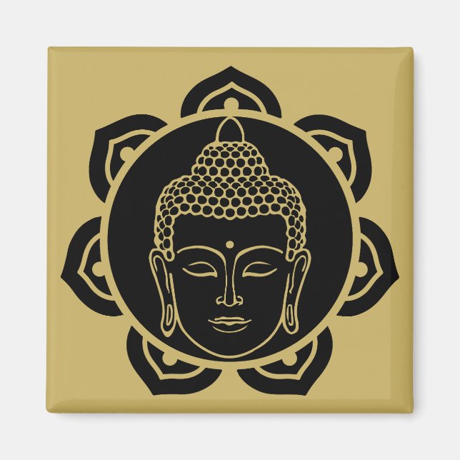 Imán Decoración original del hogar Buda (Frente)