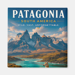 Imán 🏔️ Decoración para el hogar con paisaje salvaje d