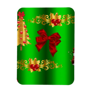 Imán Decoraciones De Navidad En Verde