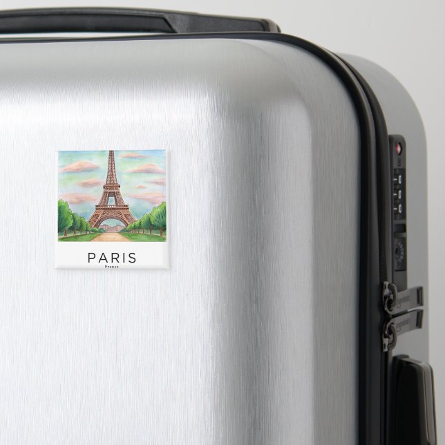 Imán Decorative Square Magnet | Personalized Home Accen (In Situ (Equipaje))