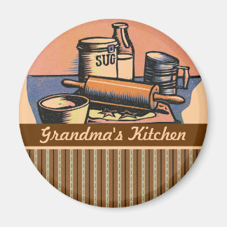imán decorativo de cocina de horneado de personali
