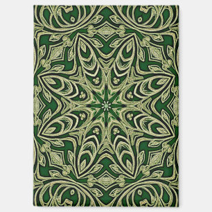 Imán Decorativo de Oro Verde
