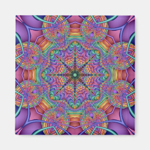Imán decorativo en colores arcoiris