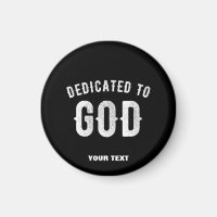 DEDICADO A DIOS PERSONALIZABLE GUAY TEXTO BLANCO