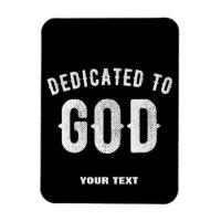 DEDICADO A DIOS PERSONALIZABLE GUAY TEXTO BLANCO