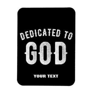 IMÁN DEDICADO A DIOS PERSONALIZABLE GUAY TEXTO BLANCO