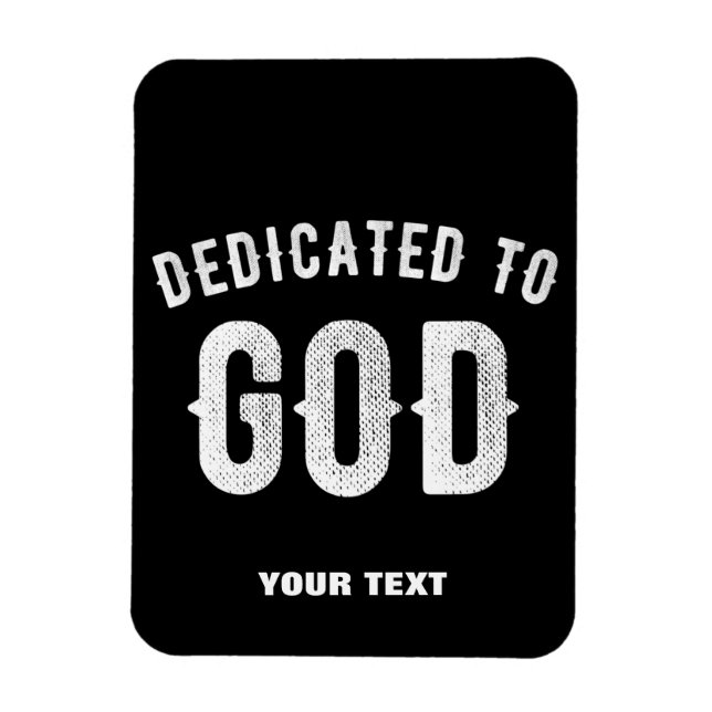IMÁN DEDICADO A DIOS PERSONALIZABLE GUAY TEXTO BLANCO (Vertical)