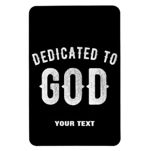 IMÁN DEDICADO A DIOS PERSONALIZABLE GUAY TEXTO BLANCO