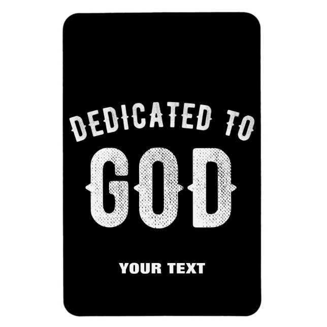 IMÁN DEDICADO A DIOS PERSONALIZABLE GUAY TEXTO BLANCO (Vertical)