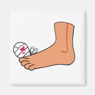 Imán Dedo del pie roto Foot-2