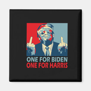 Imán Dedo medio Biden Harris Fla republicana norteameri