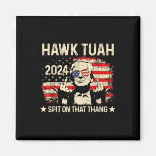 Imán Dedo medio honny Hawk Tush de la bandera Trump 202