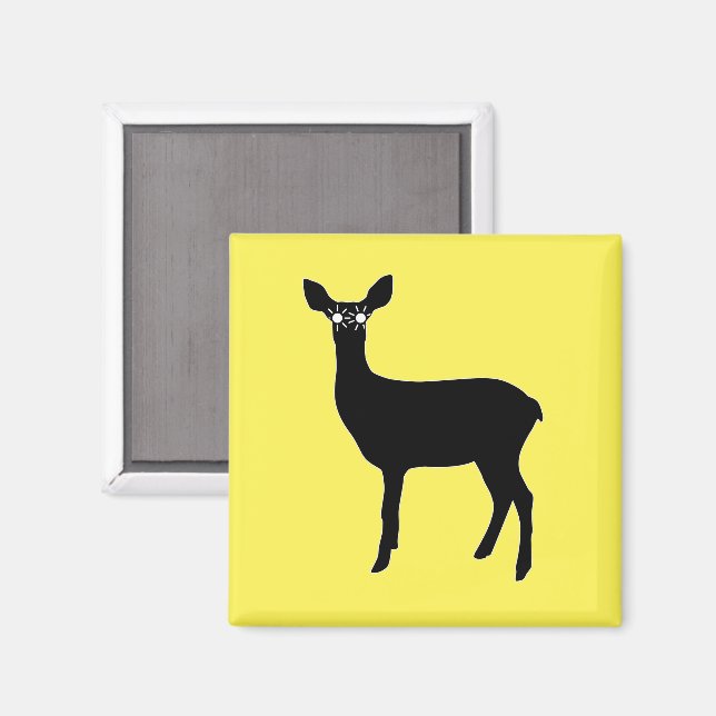 Imán Deer con faros (Anverso/Reverso)