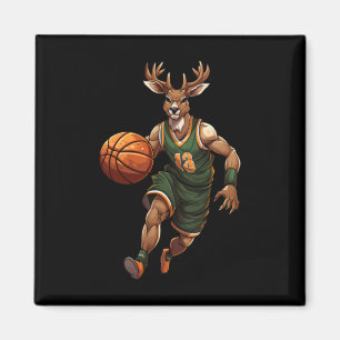 Imán Deer de baloncesto