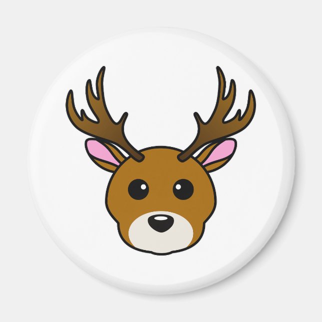 Imán Deer de Personalizado lindo (Frente)