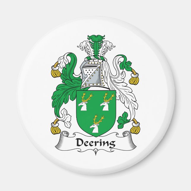 Imán Deering Family Crest (Frente)