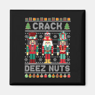 Imán Deez Nutcracker Navidades feos navideños