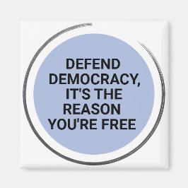 Imán Defender la democracia es la razón por la que eres