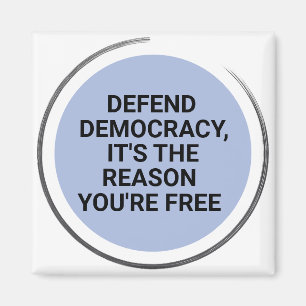 Imán Defender la democracia es la razón por la que eres