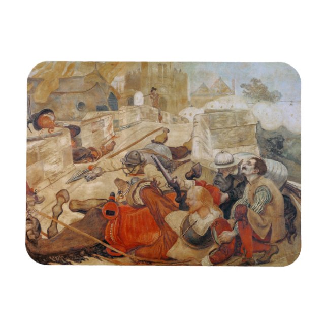 Imán Defensa de Bradshaw en Manchester (1642) (Horizontal)