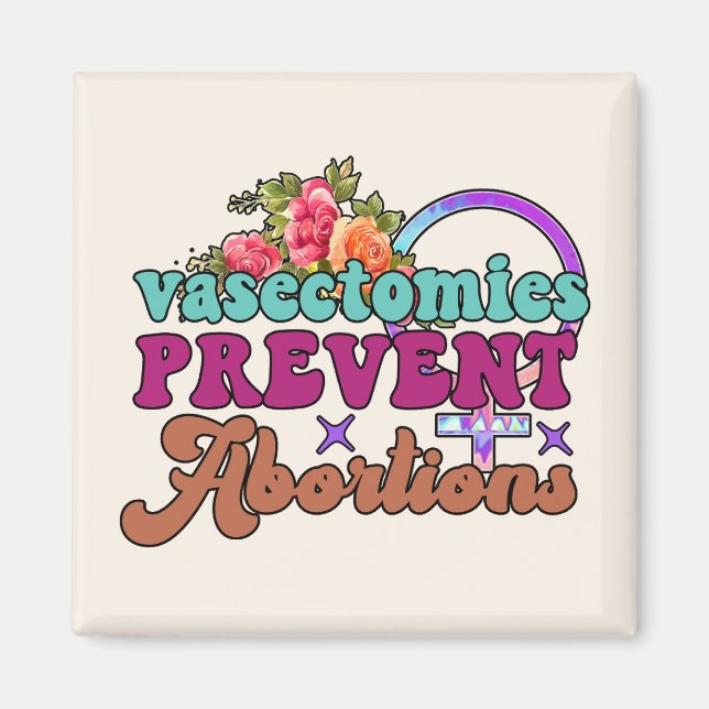Imán Defensa de la Vasectomía (Frente)