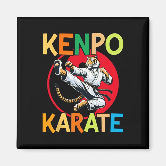 Imán Defensa propia Kenpo Karate Artes Marciales (Frente)
