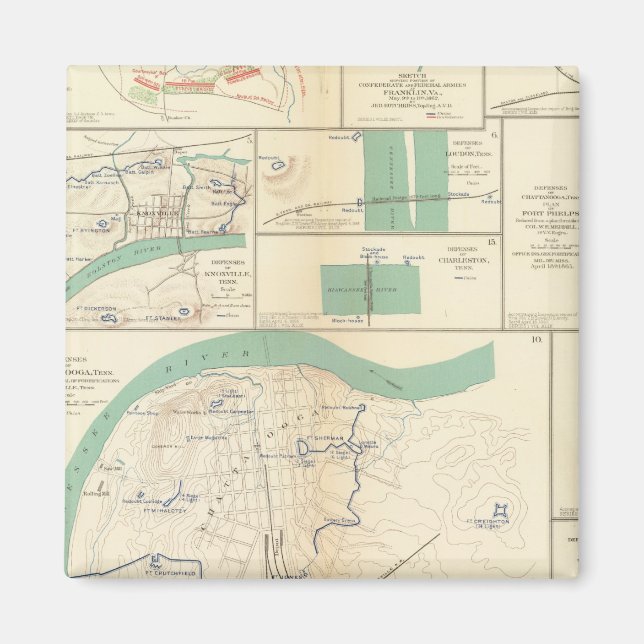 Imán Defensas Chattanooga (Frente)