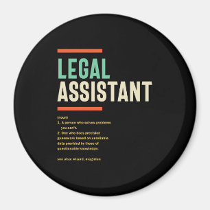 Imán Definición de asistente jurídico