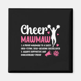 Imán Definición de Cheer Mawmaw Mawmaw de una porrista
