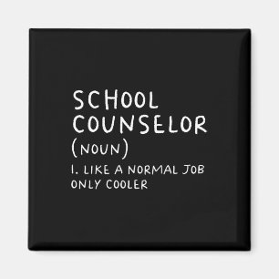 Imán Definición de consejero escolar divertido Byck par