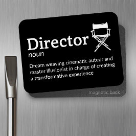 Imán Definición de director - Fabricante 3" x 4" Flex