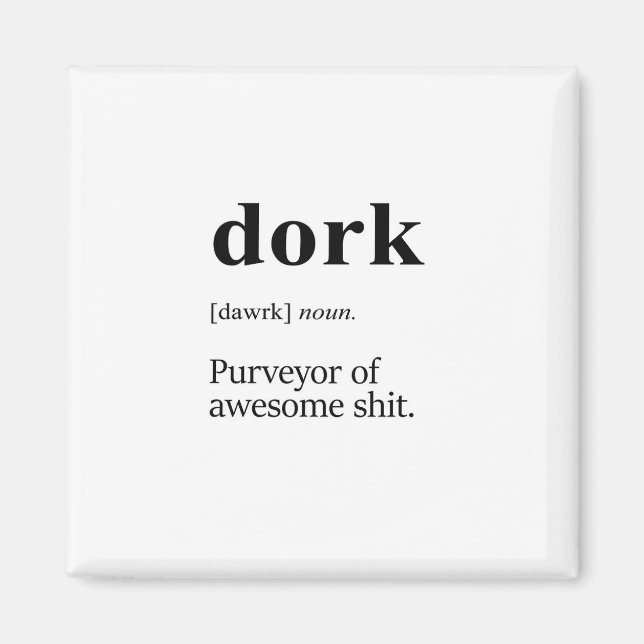Imán Definición de Dork (Frente)