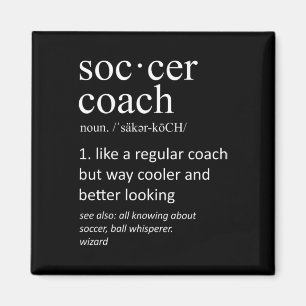 Imán Definición de Entrenador de Fútbol Deportes Entren