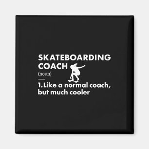 Imán Definición de Entrenador Deportivo Patineta