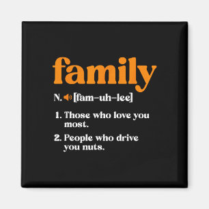Imán Definición de familia divertida