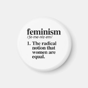 Imán Definición de feminismo