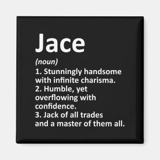 Imán Definición de Jace Nombre Personalizado Cumpleaños