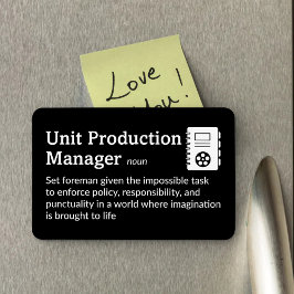 Imán Definición de jefe de producción: Flex de 4" x 6"