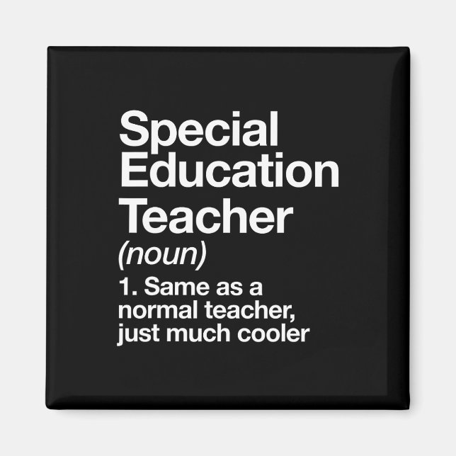 Imán Definición de maestro de educación especial divert (Frente)