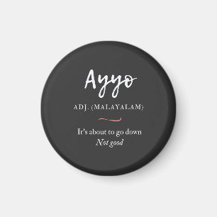 Imán definición de malayalam tshirt ayyo