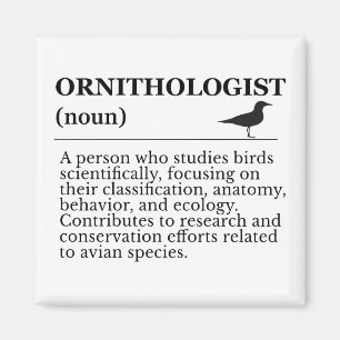 Imán Definición de ornitólogo - Vogelkunde (Observación