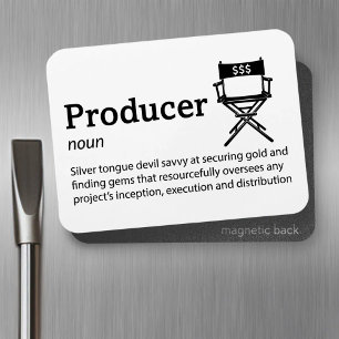 Imán Definición de Productor - Fijar la vida útil 3" x 
